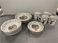 Bass Pro Shop Wildlife Dishes (4 Place Settings)