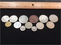 13  Foreign Coins