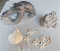 Soapstone Carvings & Ceramic Shells