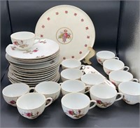 Vintage German Made Bone China 14 Tea Cups W/