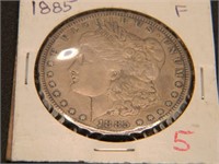 1885 Morgan $1 F