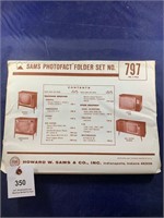 Vintage Sams Photofact Folder No 797 Console TVs