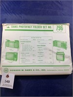 Vintage Sams Photofact Folder No 796 Console TVs