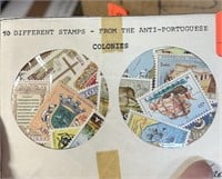 LOT OF 50 DIFF STAMPS THE ANTI PORTUGUESE COLONIES