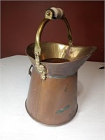 13" Brass and Copper Bucket