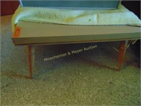 BLOND FORMICA COFFEE TABLE