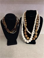 Beautiful natural color necklace lot