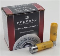 (22rds) Federal 20 Ga. 2 3/4", Shotshells, Ammo