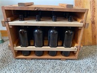 Vert Cool Wine Shipping Crate w/ Wine Bottles