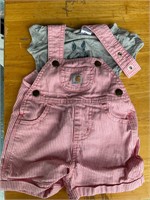 Girls, two-piece Carhartt outfit size 6 months