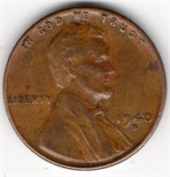 1940-S/S Lincoln Wheat Cent