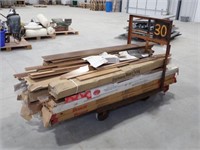 Qty Of Assorted Sizes Hardwood Flooring