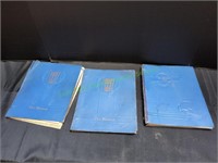 (3) Vintage The Blossom Yearbooks