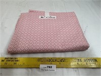 4 1/2 Yards of Pink Material with Pattern