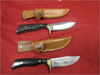 2 knives: 1 Buck Creek 3" blade w/ sheath &