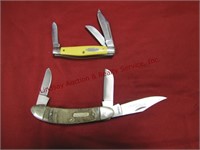 2 pocket knives: 1 Old Timer 3-in-1 Schrade-