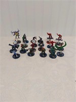 25 Misc Heroclix Figurines/cards not included