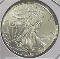 2011 American Eagle Silver GEM BU