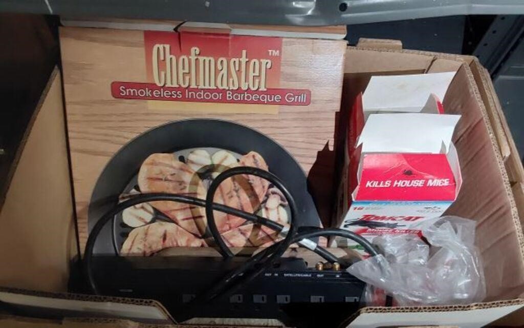 CHEFMASTER SMOKELESS INDOOR BARBEQUE GRILL AND