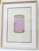 Soup Can Frame by Banksy 27.5x21.5