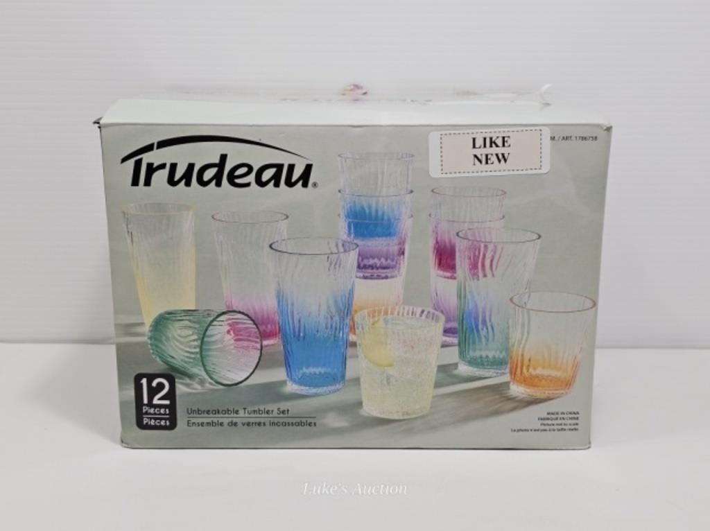 TRUDEAU UNBREAKABLE TUMBLERS - LIKE NEW