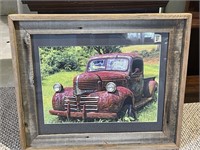 Framed Truck Picture