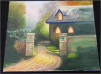 "Cottage Path"  Painting