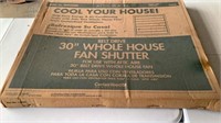 30” Whole House Fan Shutter
