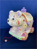 Enesco 1996 Cookie bear pull toy