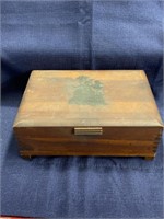 Wooden box with hair pin lots