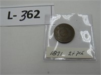 1871 - 2 Cent pc