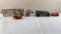 Assorted toy fire trucks