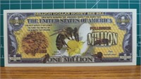 Million dollar honey bee bank note