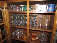all stem glasses,mugs,bowls & dishes