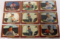 1955 Bowman Lot of 8 Baseball Cards Meyer & Others