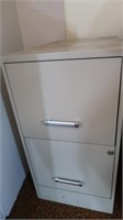 2 Drawer Metal File Cabinet 14.25x22x27"H