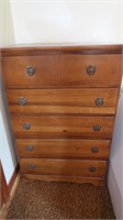 5 Drawer Dresser, 30x16.5x44.5"H (Salem Map)