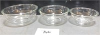 Vintage Clear Glass Bowls