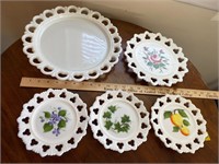 Milk Glass Plates