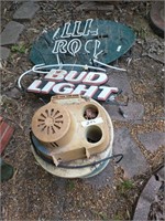 2- BEER LIGHT WALL SIGNS - UNTESTED, WET VACUUM