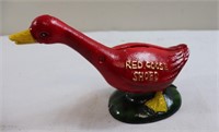 Cast iron Red Goose Shoes bank