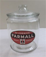 Glass FarmAll canister with lid
