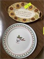2 Serving Platters