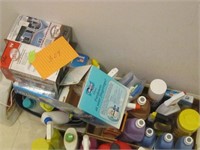 Lot of assorted cleaning supplies