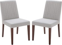 Rivet Contemporary Channel-Back Dining Chair