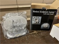 MOTION LAMP W/SOLAR PANEL