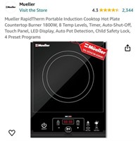 Mueller Rapid Therm Portable Induction Cooktop
