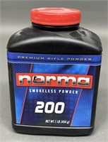 1 lbs Can Norma 200 Reloading Powder