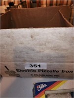 ELECTRIC PIZZELLE IRON W/ BOX