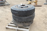 (3) Goodyear 10.00R20 Tires